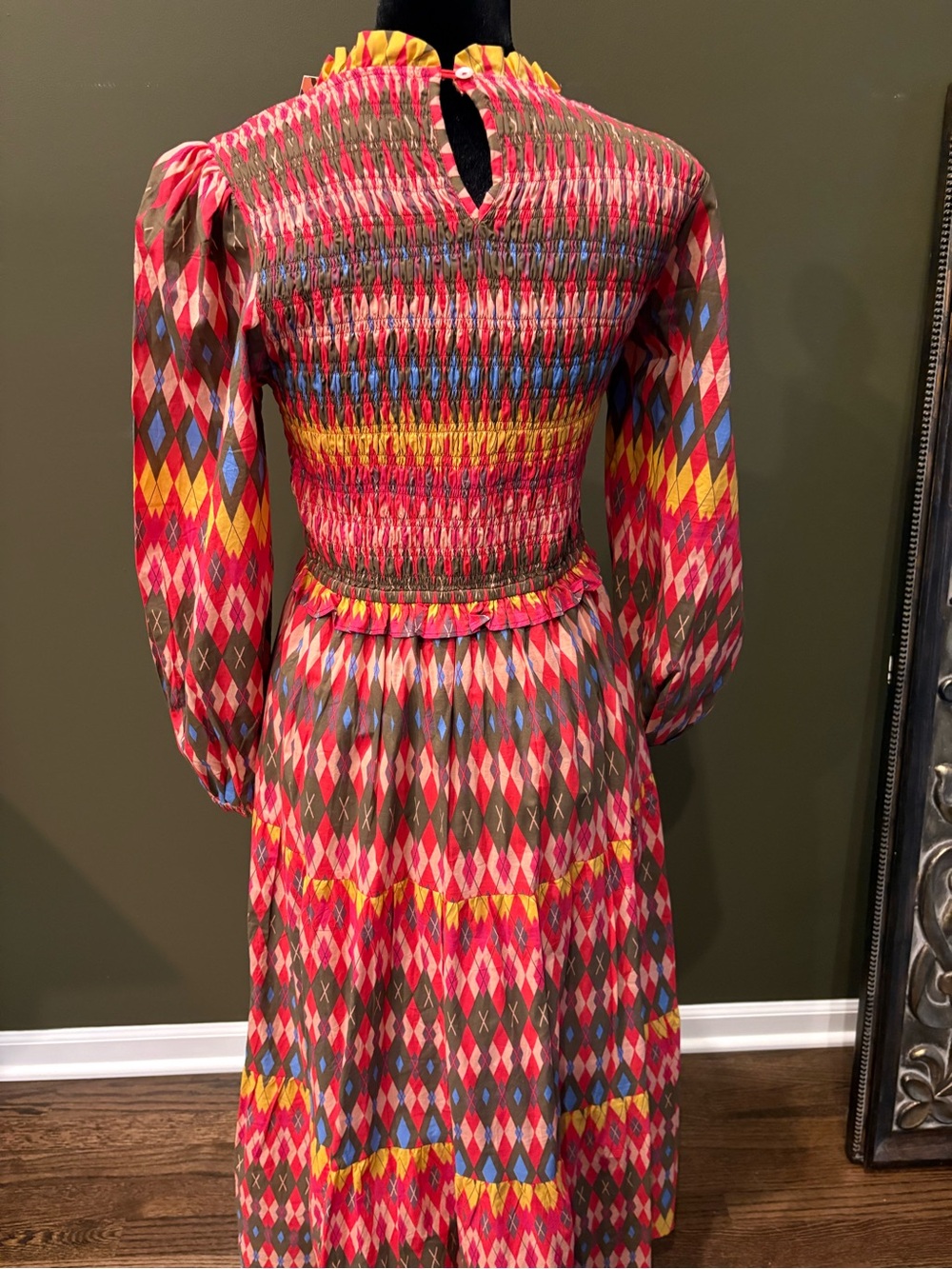 Ro's Garden Tuckernuck Exclusive Geraldine Long Sleeve Maxi Dress. NWT - Picture 3 of 5